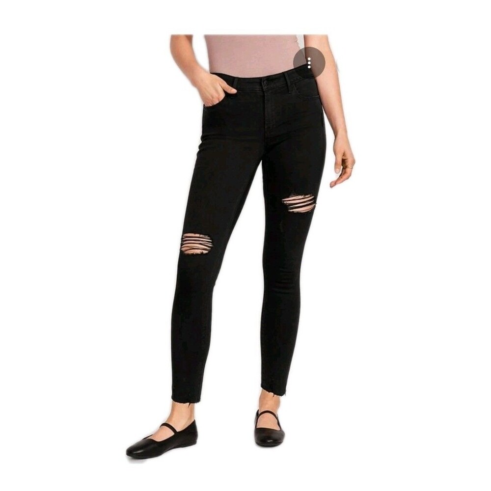 NWT Women's Old Navy Midrise RockStar Super Skinny Jeans Size 22